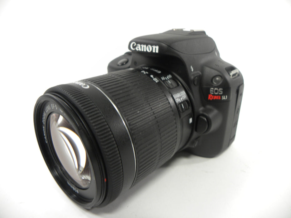 Canon EOS Rebel SL1 18mp Digital SLR w/EF-S 18-55 IS STM Shutter Ct. 1,140