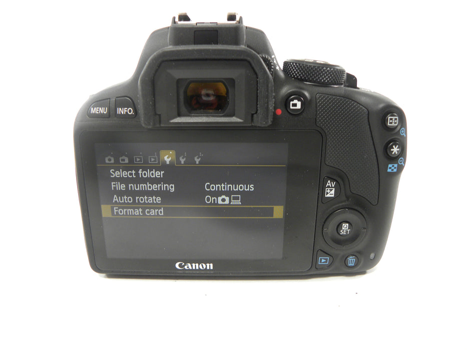Canon EOS Rebel SL1 18mp Digital SLR w/EF-S 18-55 IS STM Shutter Ct. 749