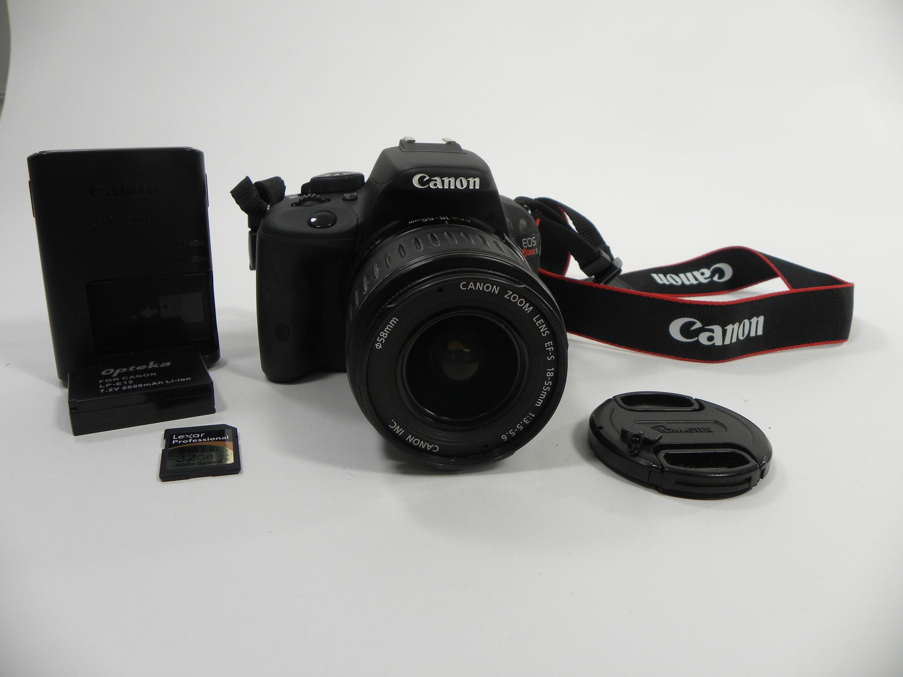Canon EOS Rebel SL1 18mp Digital SLR w/EF-S 18-55mm f3.5-5.6
