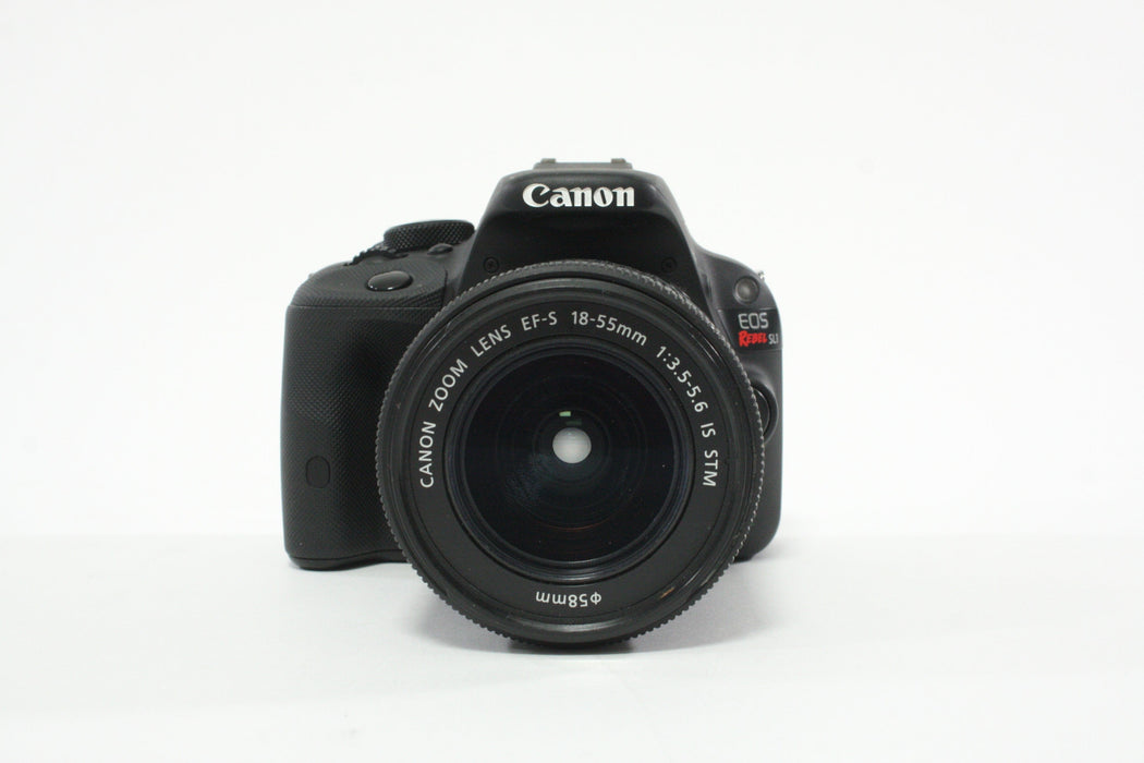 Canon EOS Rebel SL1 DSLR Camera with 18-55mm f/3.5-5.6 IS STM with a Shutter Count of 490