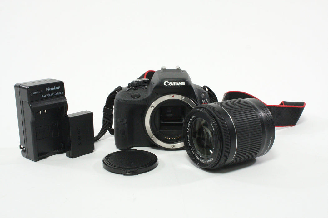 Canon EOS Rebel SL1 DSLR Camera with 18-55mm f/3.5-5.6 IS STM with a Shutter Count of 490