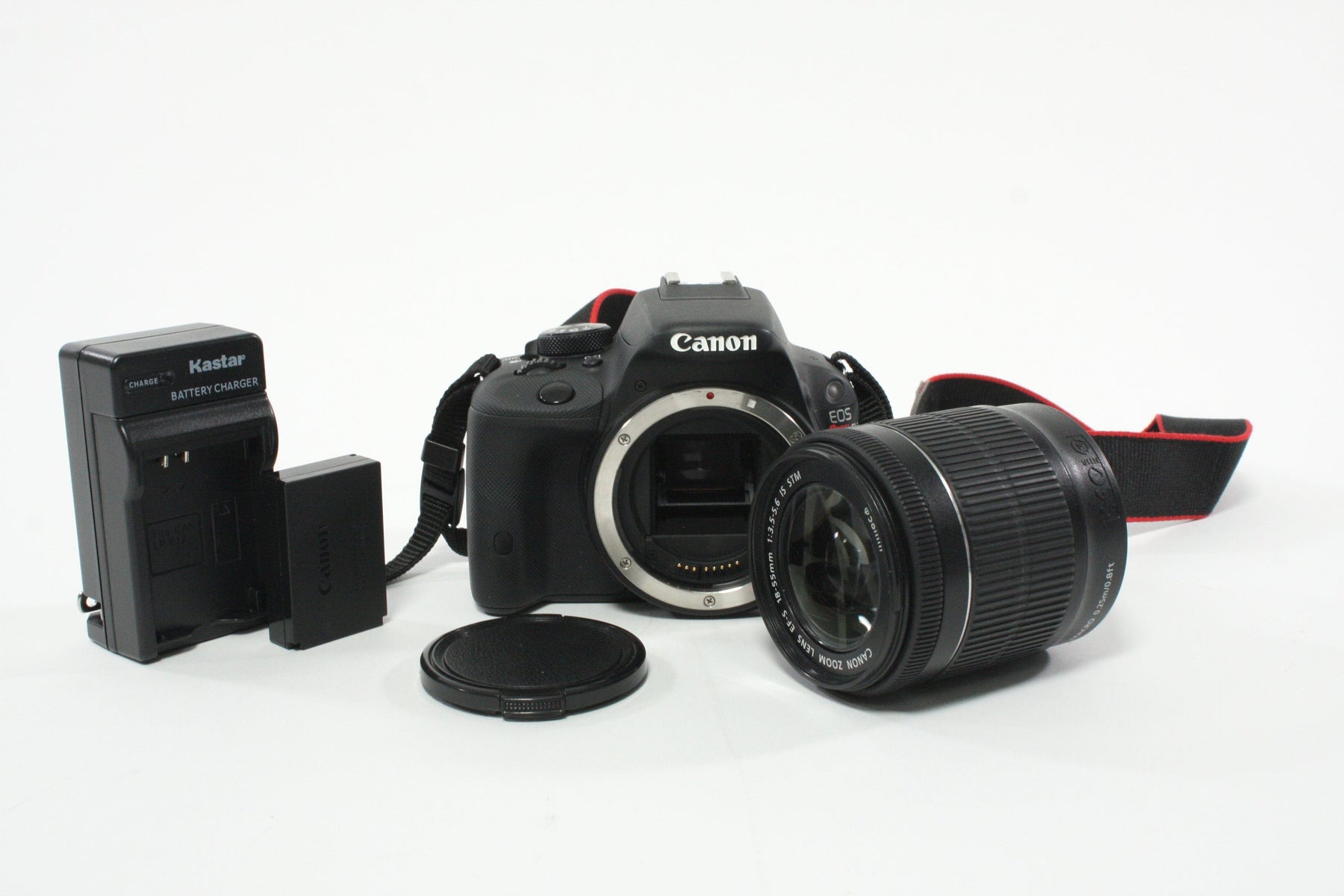 Canon EOS Rebel SL1 DSLR Camera with 18-55mm f/3.5-5.6 IS STM with a Shutter Count of 490