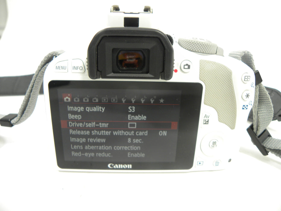 Canon EOS Rebel SL1 (White) w/EF-S 18-55mm f3.5-5.6 IS STM