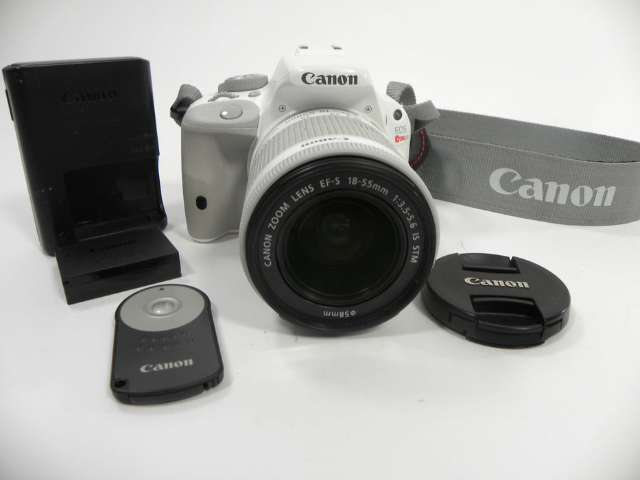 Canon EOS Rebel SL1 (White) w/EF-S 18-55mm f3.5-5.6 IS STM