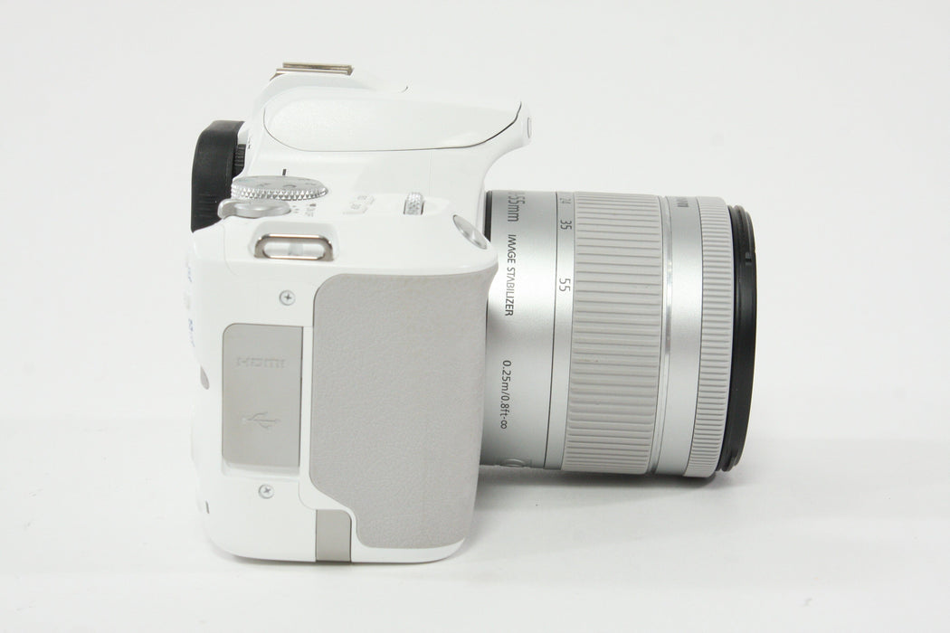 Canon EOS Rebel SL3 w/18-55mm F4-5.6 IS STM (White) Shutter Count 5000