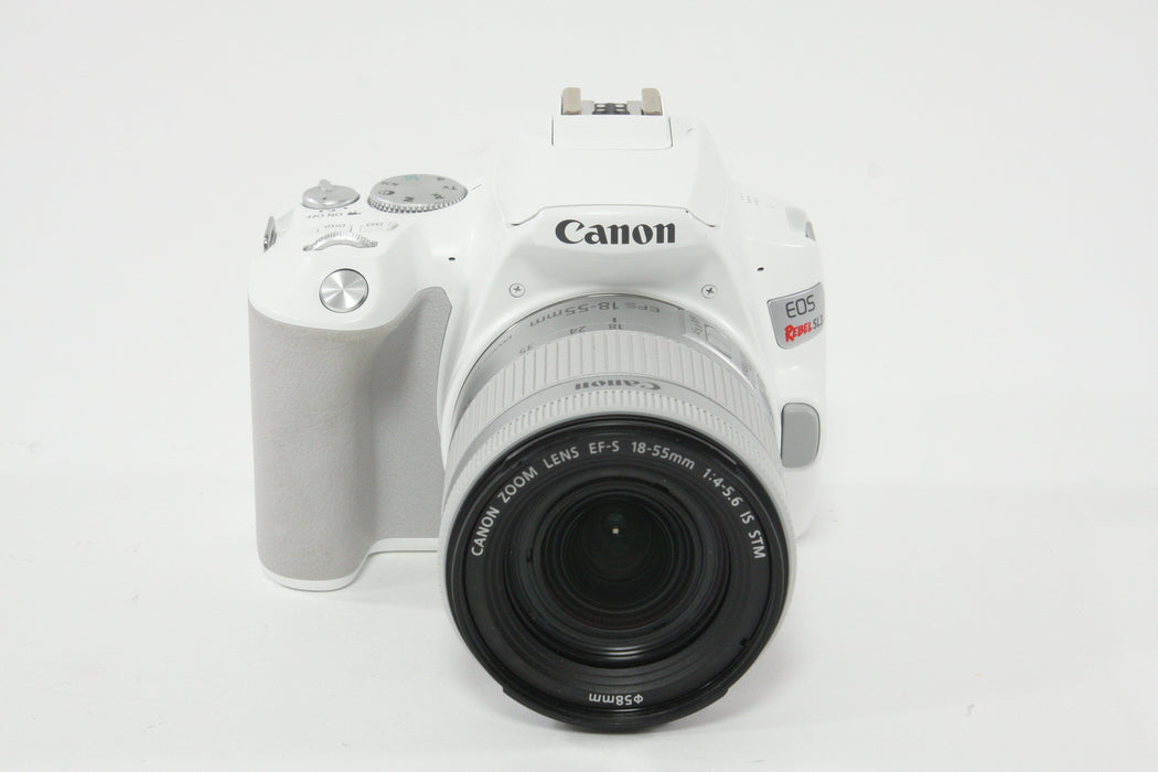 Canon EOS Rebel SL3 w/18-55mm F4-5.6 IS STM (White) Shutter Count 5000