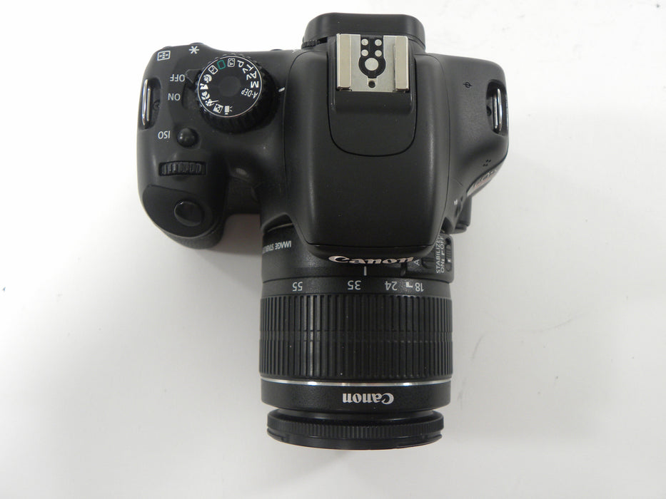 Canon EOS Rebel T2i 18mp Digital SLR w/EF-S 18-55 IS II  shutter ct. 12,253