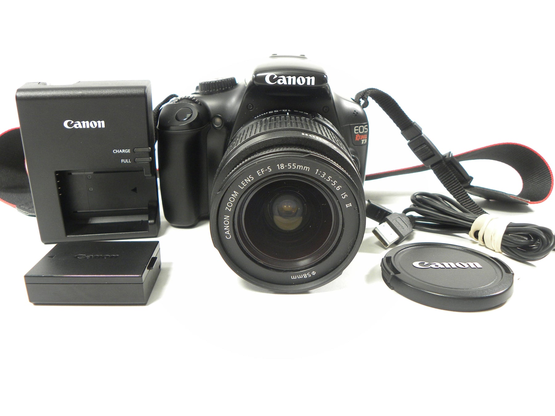 Canon EOS Rebel T3 12.2mp Digital SLR w/EF-S 18-55 IS II
