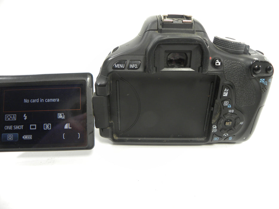 Canon EOS Rebel T3i 18.0mp Digital SLR w/EF-S 18-55 IS STM Shutter ct. 48,244