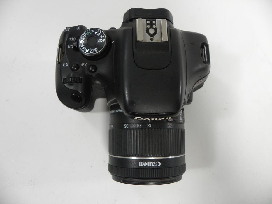 Canon EOS Rebel T3i 18.0mp Digital SLR w/EF-S 18-55 IS STM Shutter ct. 48,244