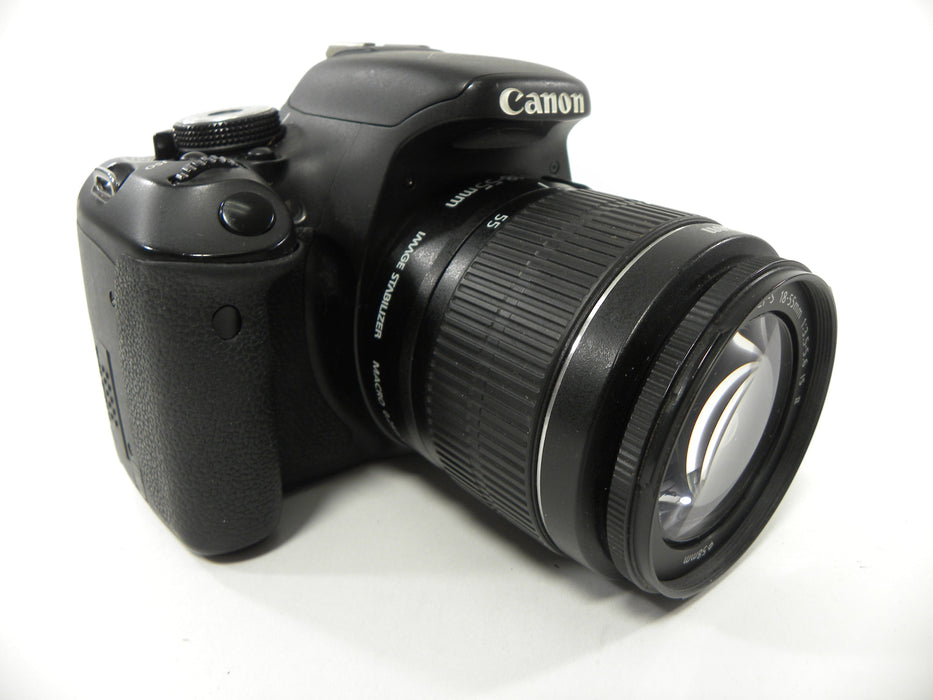 Canon EOS Rebel T3i 18mp Digital SLR w/EF-S 18-55 IS II Shutter Ct. 15,104