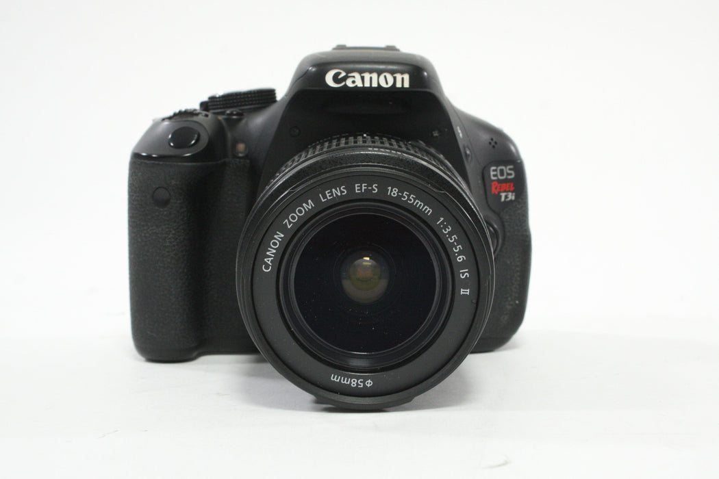 Canon  EOS Rebel T3i DSLR Camera with 18-55mm f/3.5-5.6 IS II EF Lens with a Shutter Count of 35,026