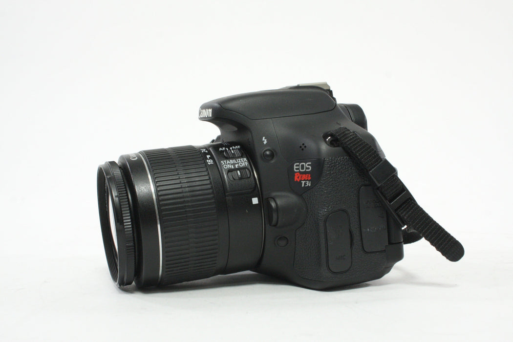 Canon EOS Rebel T3i DSLR with 18-55mm f/3.5-5.6 IS II Lens with Shutter Count 14,577