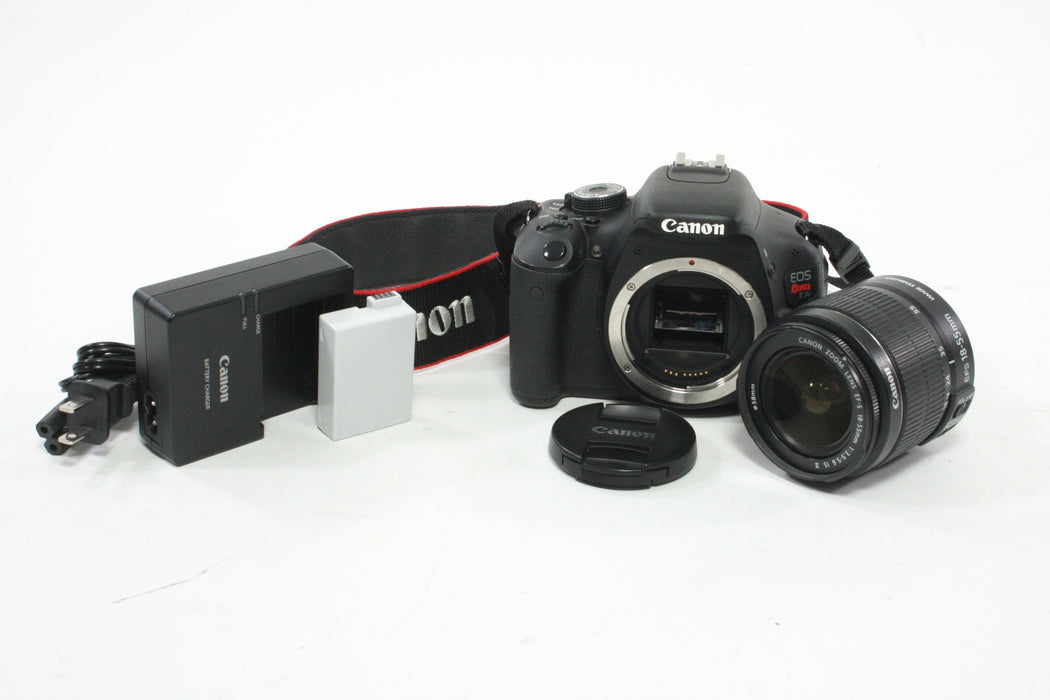 Canon EOS Rebel T3i DSLR with 18-55mm f/3.5-5.6 IS II Lens with Shutter Count 14,577