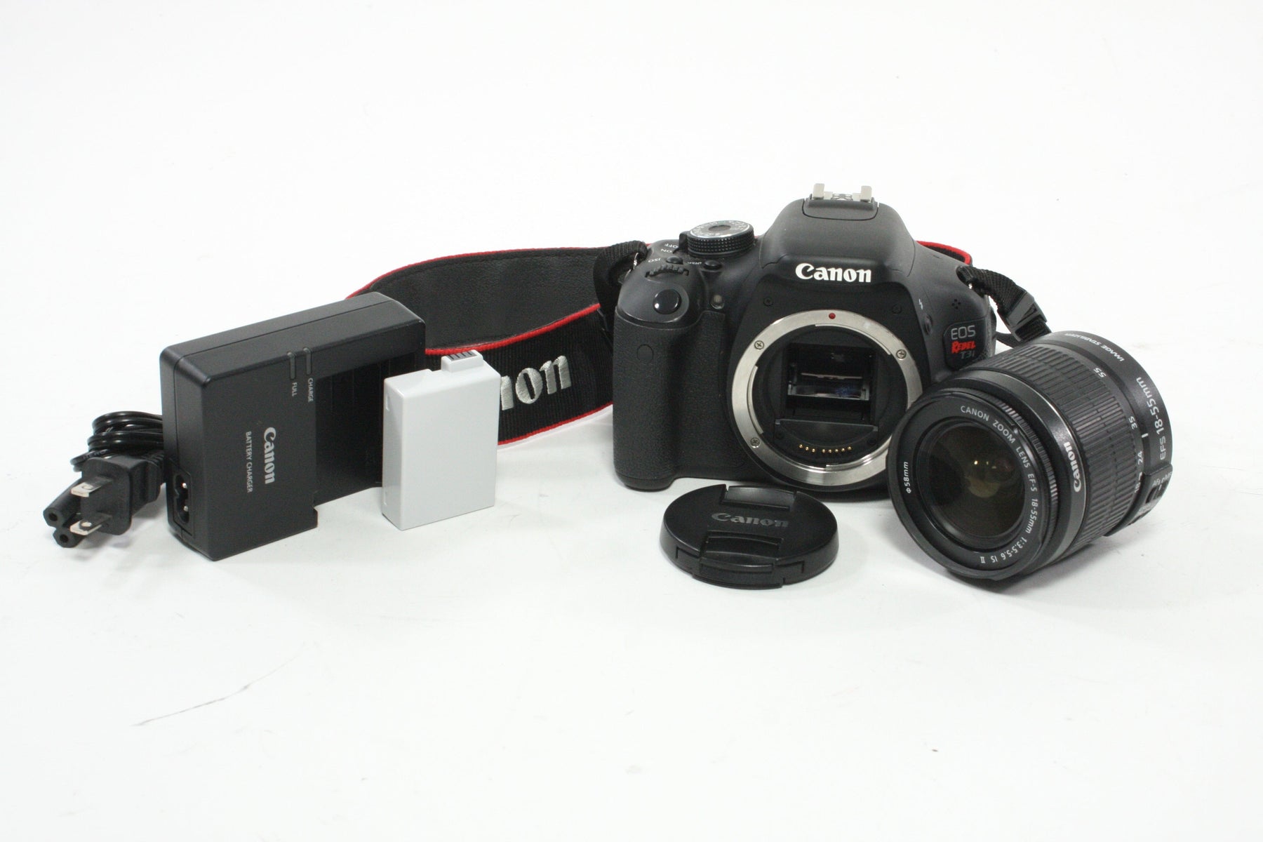 Canon EOS Rebel T3i DSLR with 18-55mm f/3.5-5.6 IS II Lens with Shutter Count 14,577