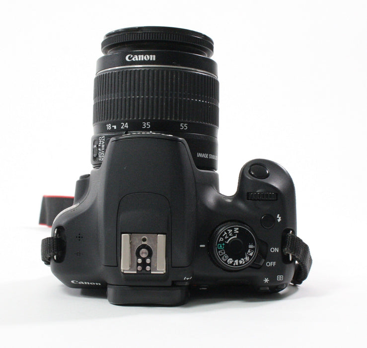 Canon EOS Rebel T5 18.0mp Digital SLR w/EF-S 18-55 IS II Shutter Ct. 9,752