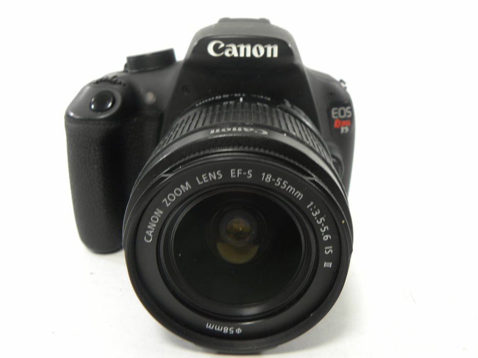 Canon EOS Rebel T5 18mp Digital SLR w/18-55 IS II Shutter Ct. 14,283
