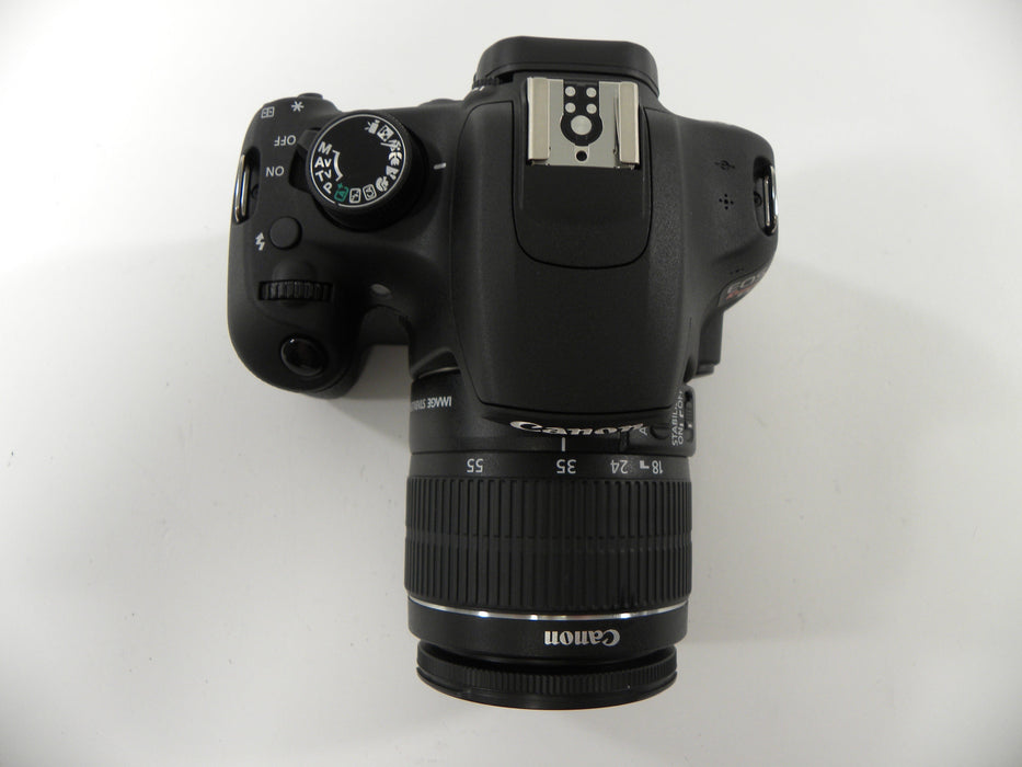 Canon EOS Rebel T5 18mp Digital SLR w/EF-S 18-55 IS II Shutter Ct. 131