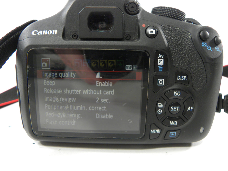 Canon EOS Rebel T5 18mp Digital SLR w/EF-S 18-55 IS II Shutter Ct. 2,948