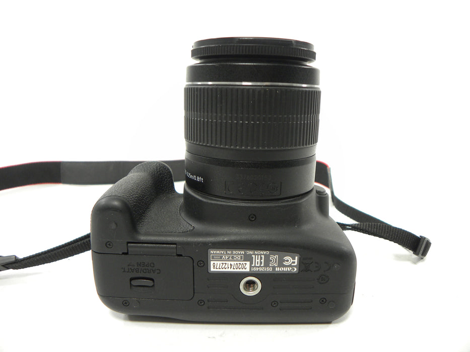 Canon EOS Rebel T5 18mp Digital SLR w/EF-S 18-55 IS II Shutter Ct. 2,948