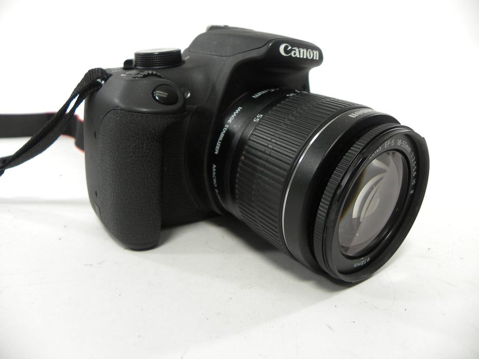 Canon EOS Rebel T5 18mp Digital SLR w/EF-S 18-55 IS II Shutter Ct. 2,948