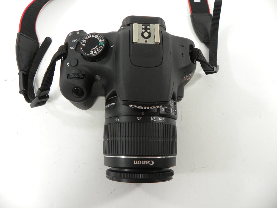 Canon EOS Rebel T5 18mp Digital SLR w/ EF-S 18-55 IS II Shutter Ct. 6,427