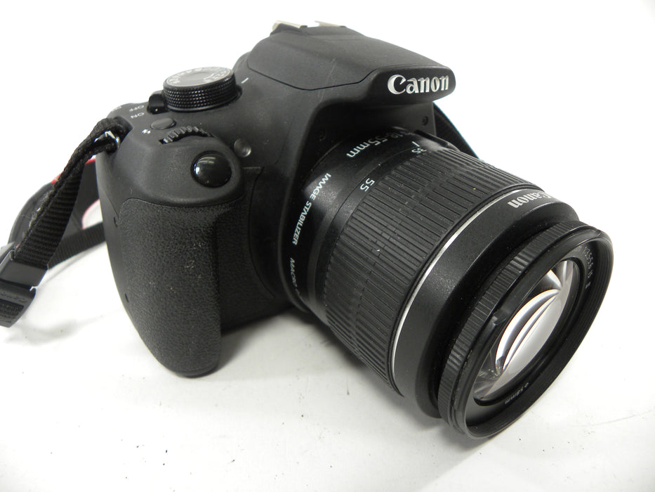Canon EOS Rebel T5 18mp Digital SLR w/ EF-S 18-55 IS II Shutter Ct. 6,427