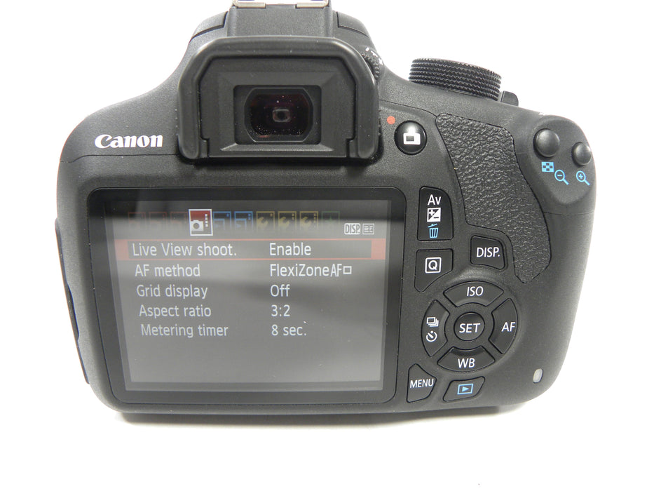 Canon EOS Rebel T5 18mp Digital SLR w/EF-S 18-55 IS II Shutter Ct. 811