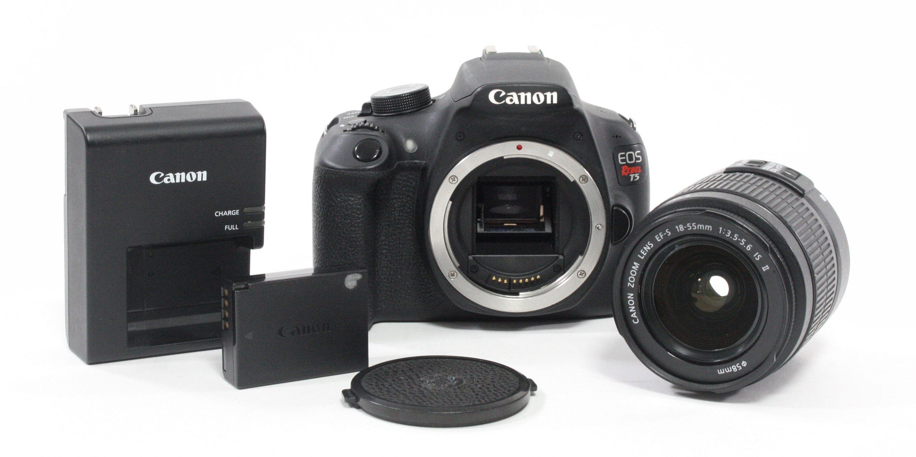 Canon EOS Rebel T5  Shutter Count 38,758 with 18-55mm f/3.5-5.6 EF-S Lens
