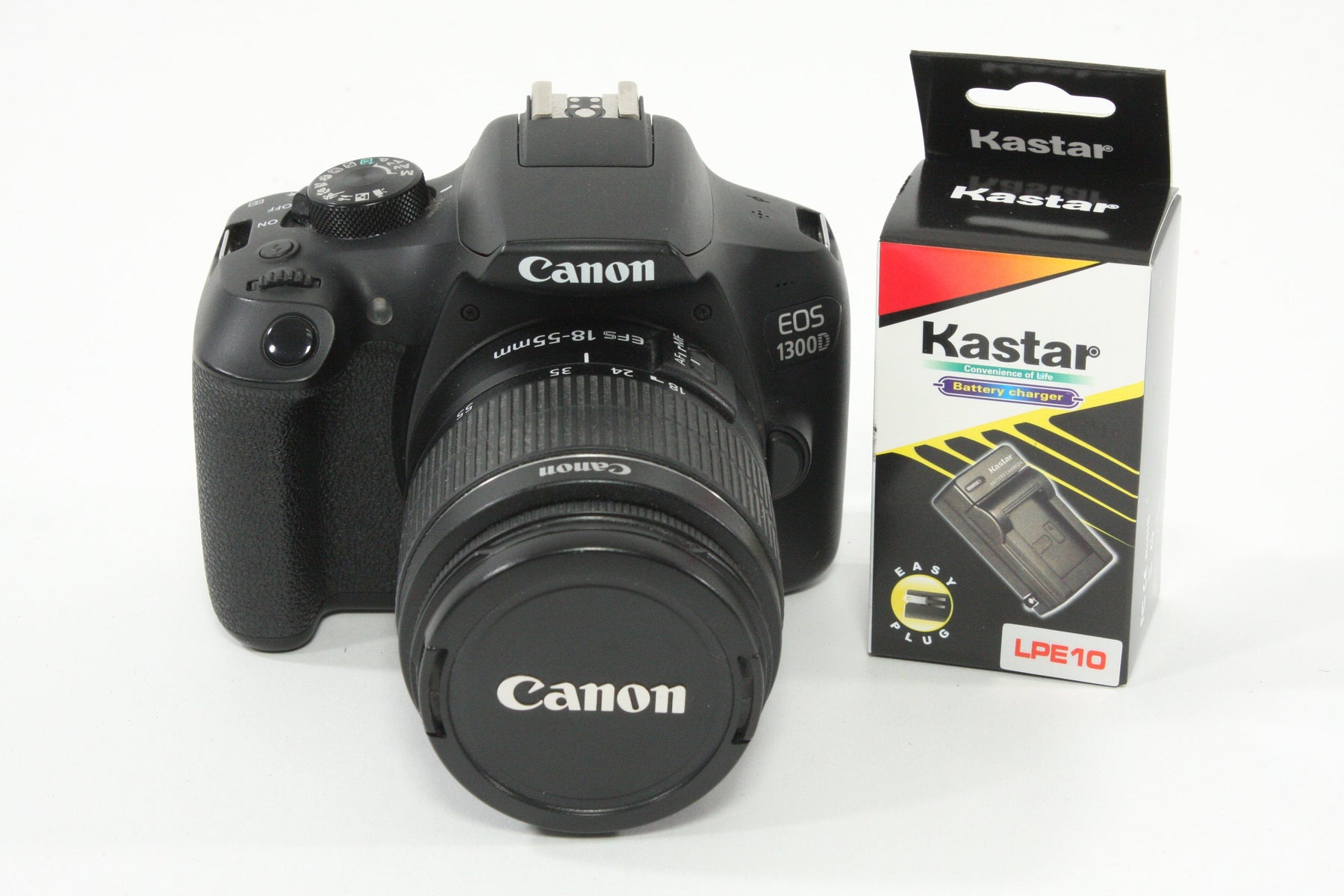 Canon EOS Rebel T6 (1300D) with 18-55mm f/3.5-5.6 III - Shutter Count 3502
