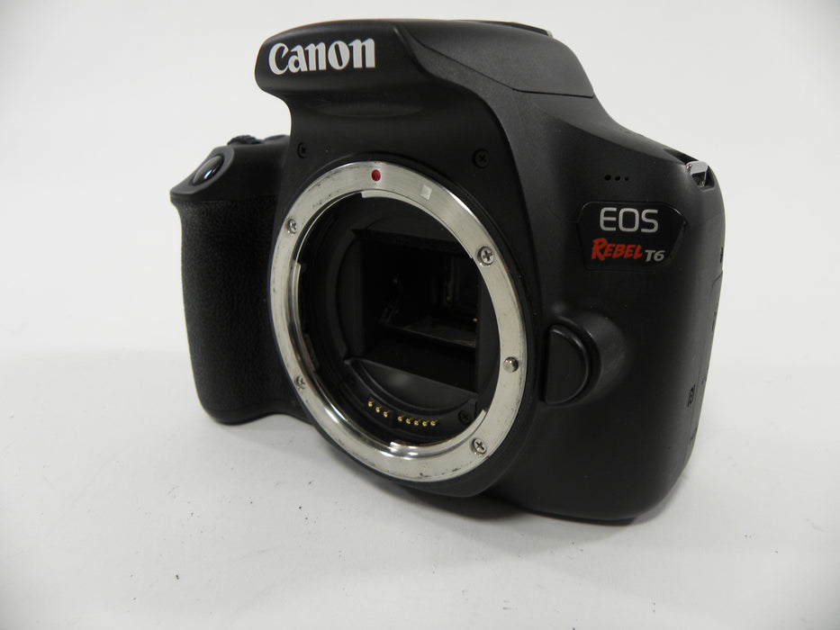 Canon EOS Rebel T6 18mp Digital SLR Body Only Shutter Ct. 12,616