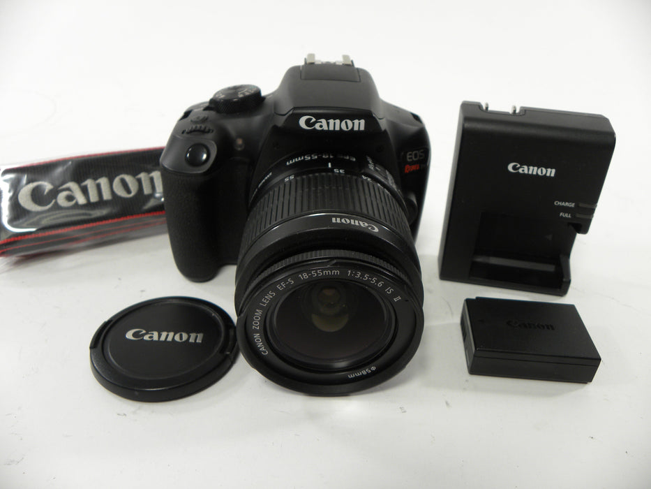 Canon EOS Rebel T6 18mp Digital SLR w/EF-S 18-55mm Shutter Ct. 2,077