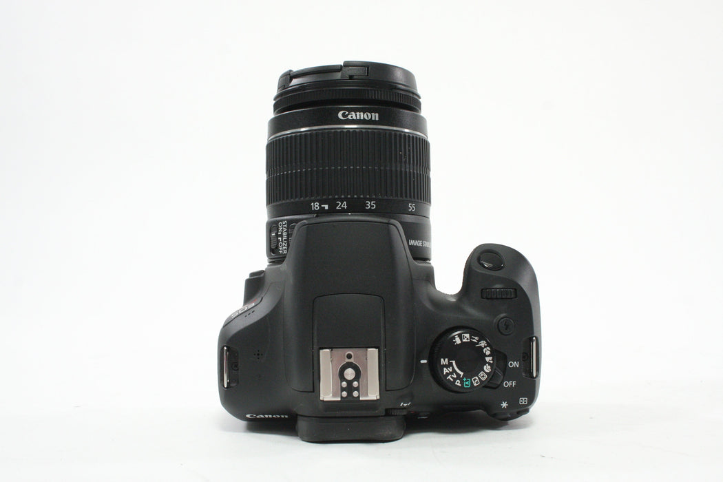 Canon EOS Rebel T6 DSLR Camera with 18-55mm f/3.5-5.6 IS II EF-S Lens with Shutter Count ONLY 388