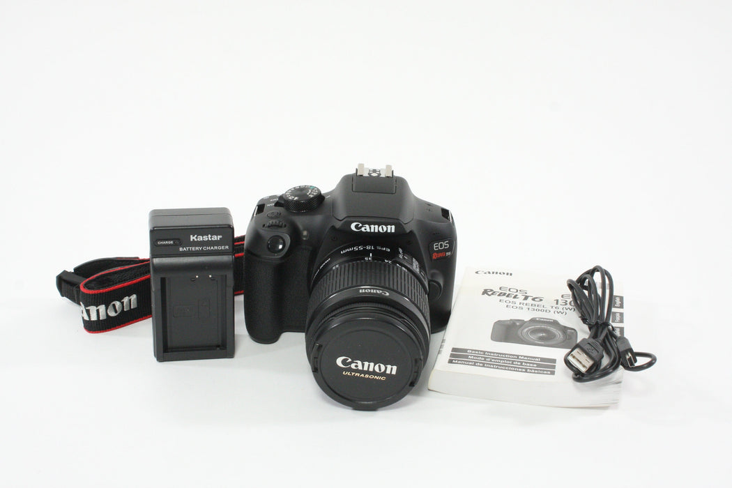 Canon EOS Rebel T6 w/18-55mm F3.5-5.6 IS II - Shutter Count 144