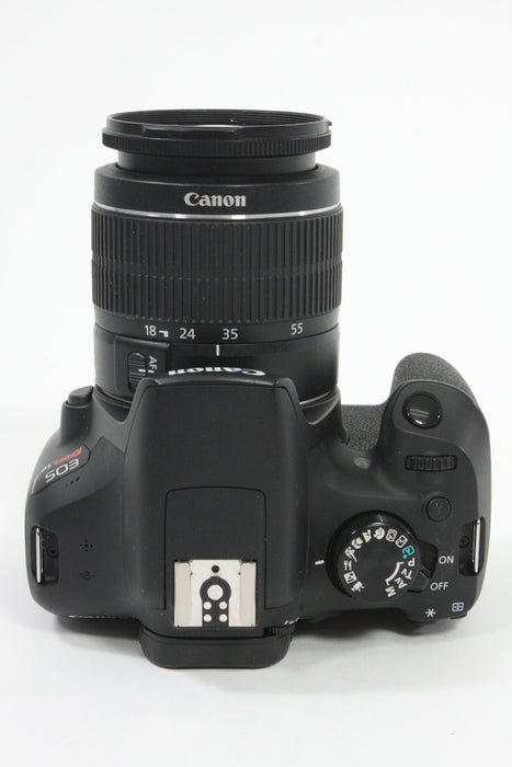 Canon EOS Rebel T6 with 18-55mm f/3.5-5.6 III EF-S  - Shutter Count 1821