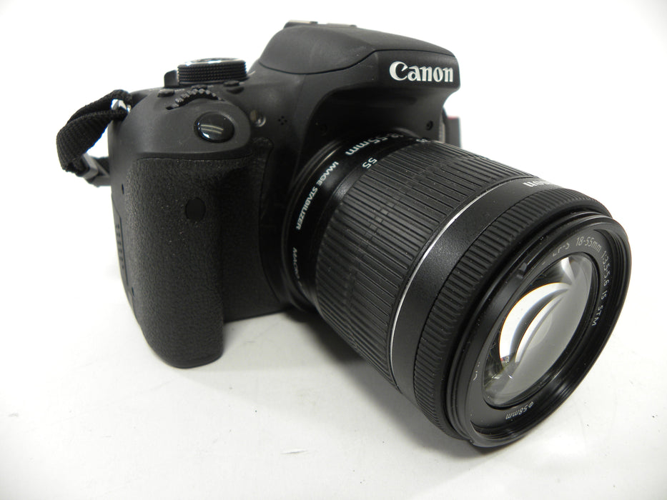 Canon EOS Rebel T6i 24.2mp Digital SLR w/EF-S 18-55 IS STM Shutter Ct. 2,589