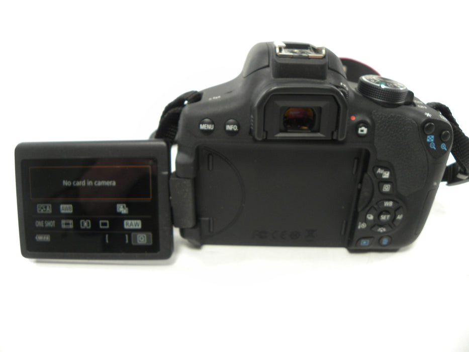 Canon EOS Rebel T6i 24.2mp Digital SLR w/EF-S 18-55 IS STM Shutter Ct. 2,589