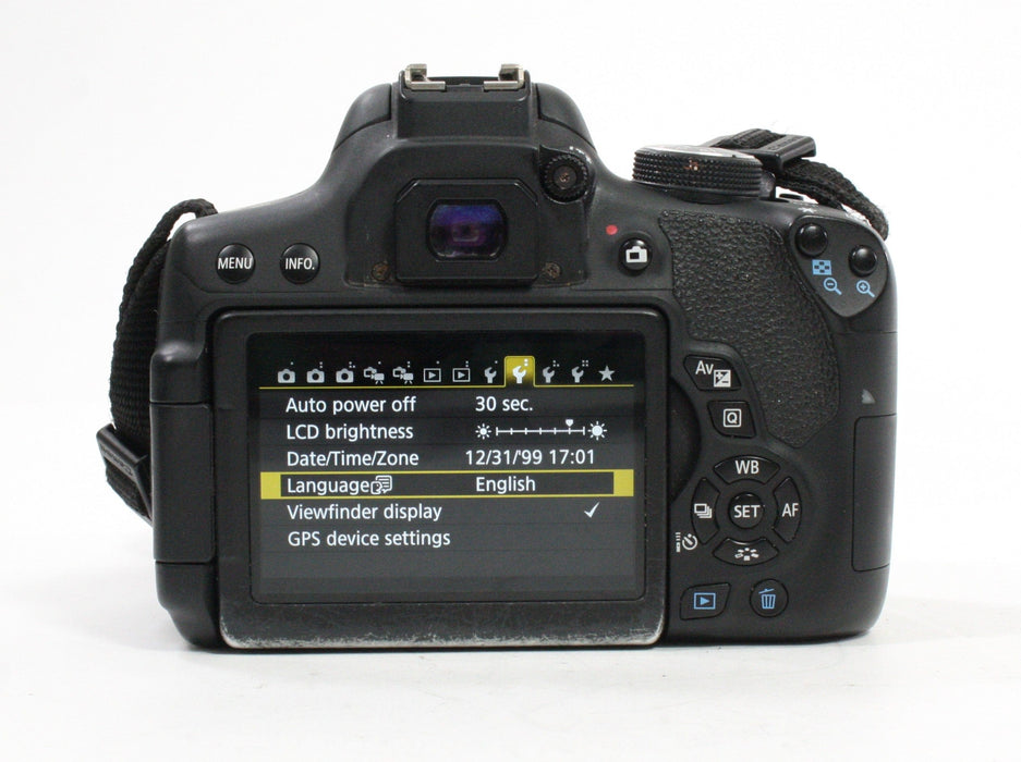 Canon EOS Rebel T6i Digital SLR Camera Body w Shutter Count 10,390