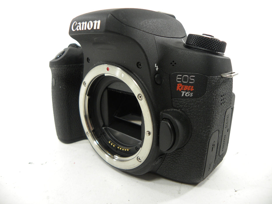 Canon EOS Rebel T6s 24.2mp Digital SLR body Only Shutter Ct. 31,507