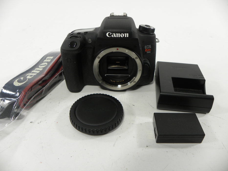 Canon EOS Rebel T6s 24.2mp Digital SLR body Only Shutter Ct. 31,507