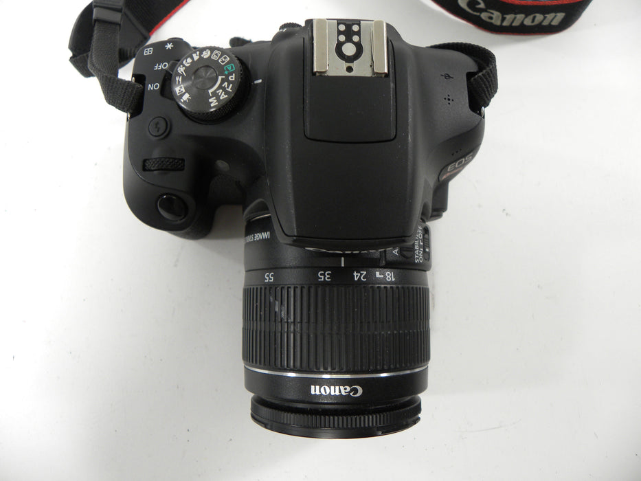 Canon EOS Rebel T7 24.1mp Digital SLR w/EF-S 18-55 IS II Shutter Ct. 10,443