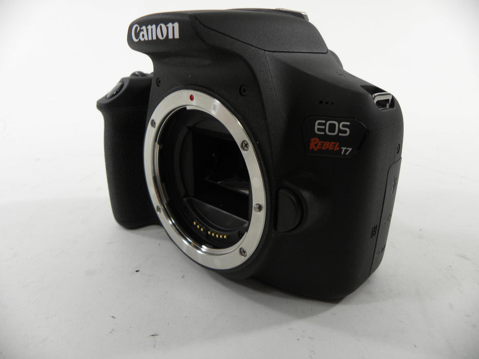 Canon EOS Rebel T7 24.1mp Digital SLR w/EF-S 18-55 IS II Shutter Ct. 117