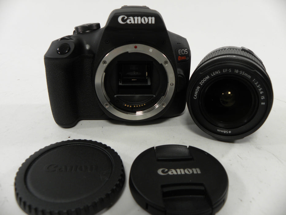 Canon EOS Rebel T7 24.1mp Digital SLR w/EF-S 18-55 IS II Shutter Ct. 117