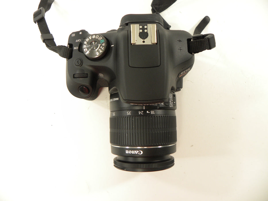 Canon EOS Rebel T7 24.1mp Digital SLR w/EF-S 18-55 IS II Shutter Ct. 214
