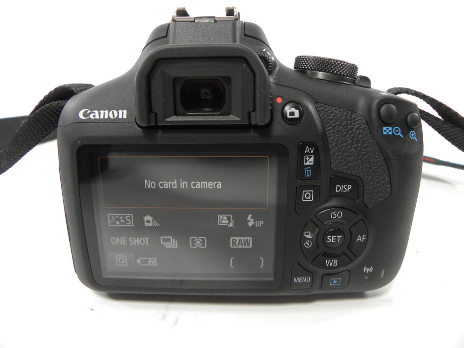 Canon EOS Rebel T7 24.1mp Digital SLR w/EF-S 18-55 IS II Shutter Ct. 339