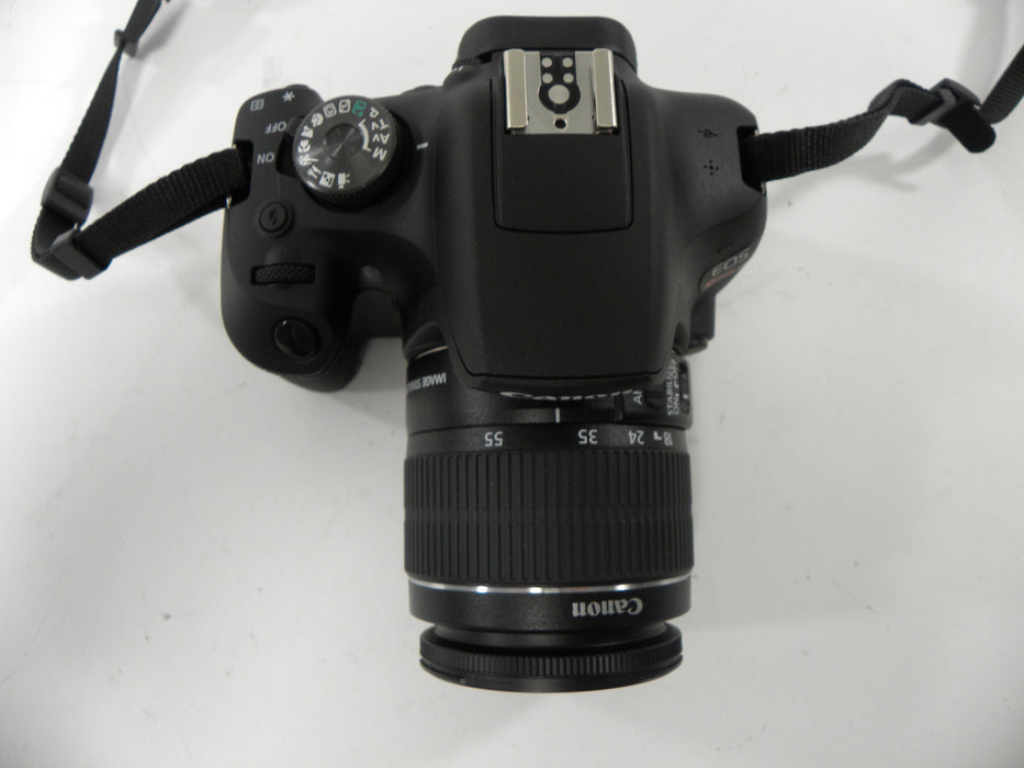 Canon EOS Rebel T7 24.1mp Digital SLR w/EF-S 18-55 IS II Shutter Ct. 339