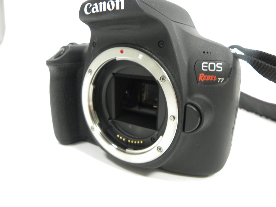 Canon EOS Rebel T7 24.1mp Digital SLR w/EF-S 18-55 IS II Shutter Ct. 4,409