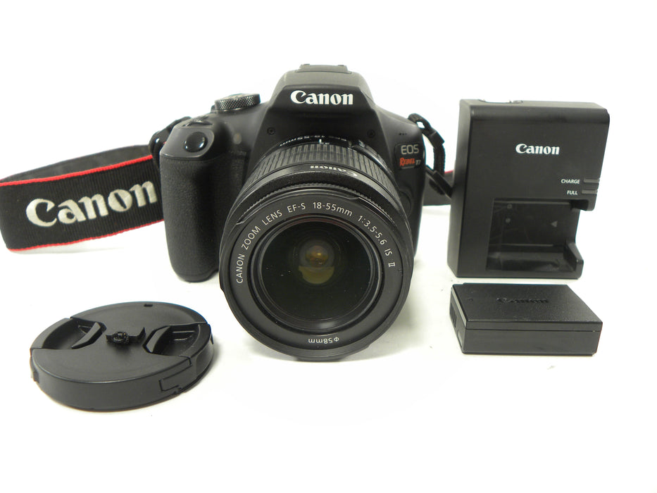 Canon EOS Rebel T7 24.1mp Digital SLR w/EF-S 18-55 IS II Shutter Ct. 5,776