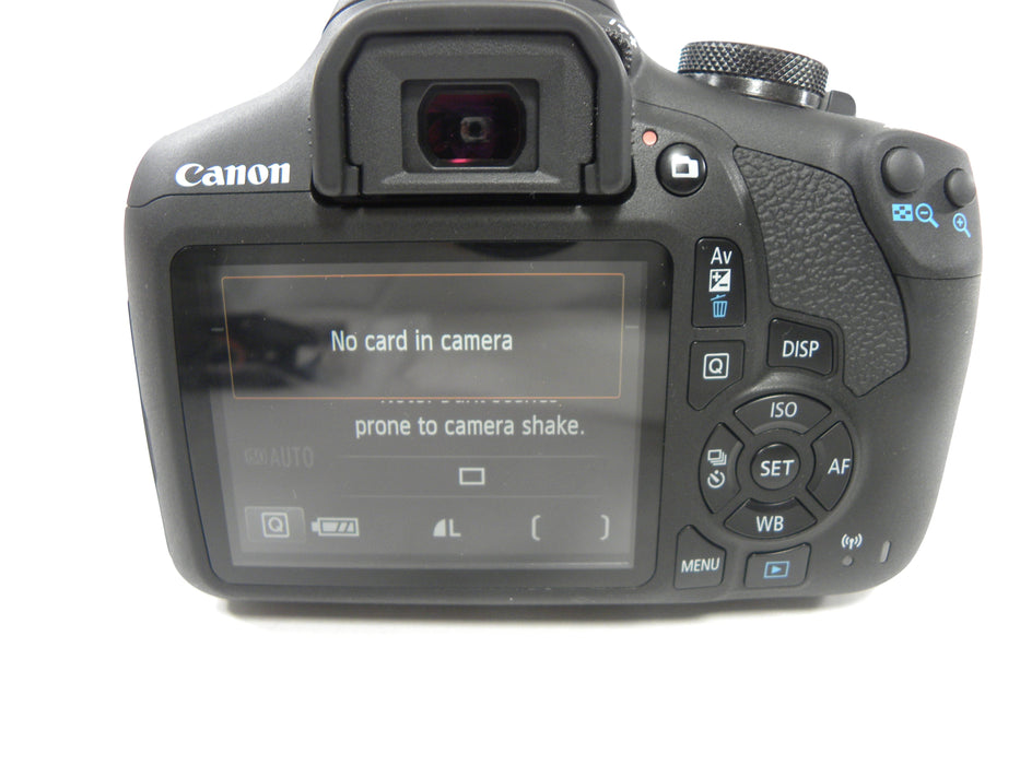 Canon EOS Rebel T7 24.1mp Digital SLR w/EF-S 18-55 Shutter Ct. 76