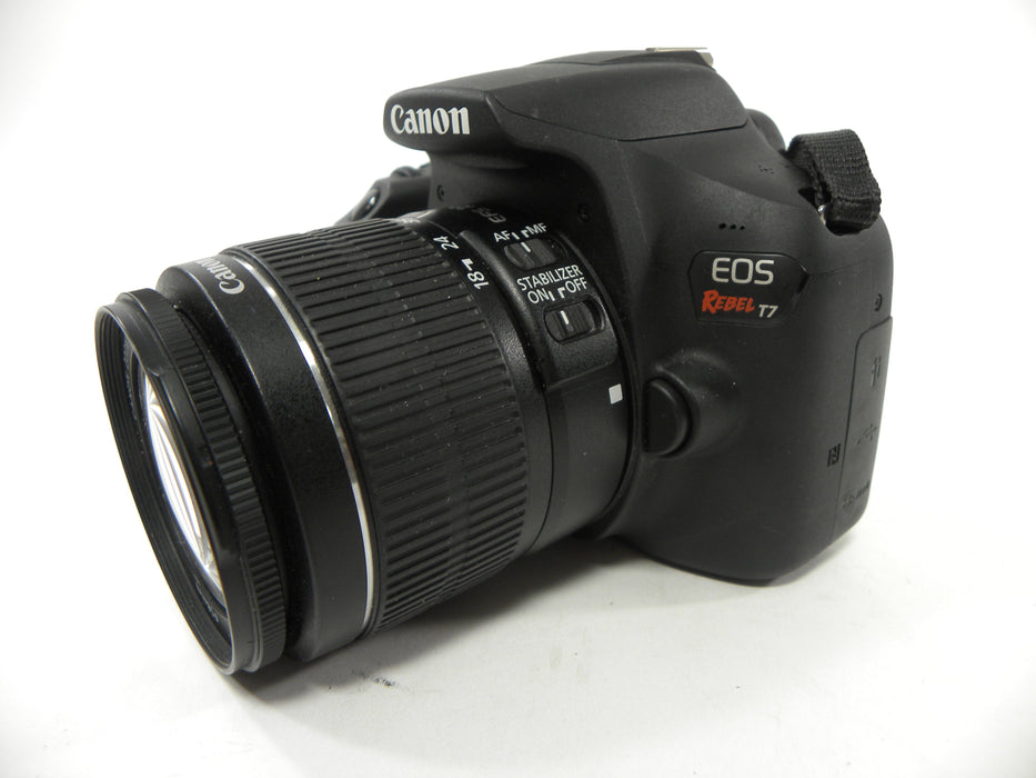 Canon EOS Rebel T7 24.1mp Digital SLR w/EF-S 18-55mm f3.5-5.6 IS II